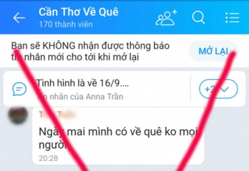 Cảnh giác thông tin kêu gọi người dân về quê bằng phương tiện cá nhân trên mạng xã hội