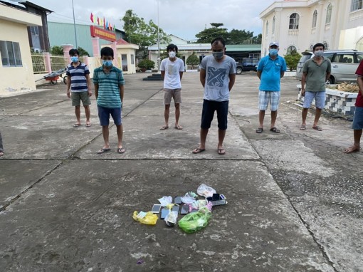 Công an huyện Vĩnh Thạnh triệt xóa tụ điểm đánh bạc