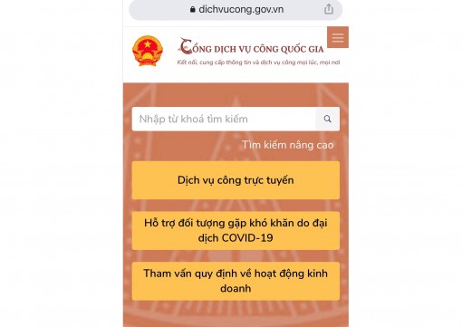 705 dịch vụ công được tích hợp, cung cấp trên Cổng Dịch vụ công Quốc gia