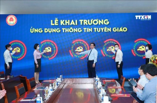 Ban Tuyên giáo Trung ương khai trương Ứng dụng Thông tin Tuyên giáo
