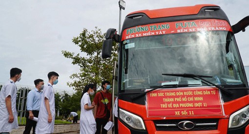 220 cán bộ, sinh viên Trường Ðại học Y Dược Cần Thơ xuất quân hỗ trợ Cần Thơ, Sóc Trăng phòng, chống dịch