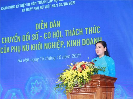 Chuyển đổi số - Cơ hội và thách thức của phụ nữ trong khởi nghiệp, kinh doanh