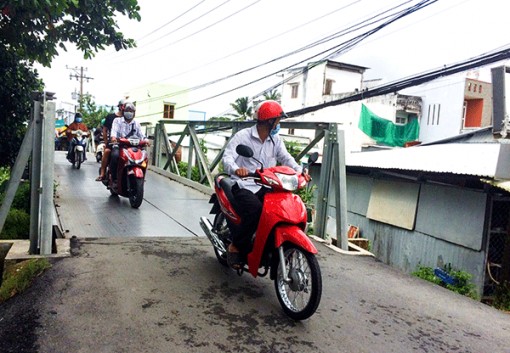 Cầu Miễu Ông chưa bảo đảm an toàn giao thông