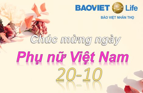 Bảo Việt Nhân Thọ Cần Thơ Chúc mừng ngày Phụ nữ Việt Nam 20-10