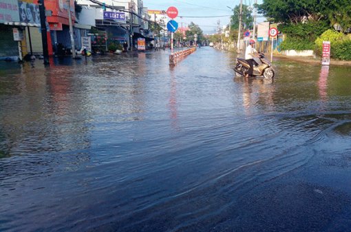 Cần  Thơ: Triều cường có dấu hiệu xoay chiều