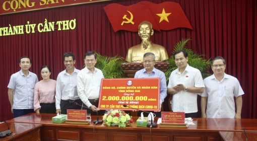 Lãnh đạo TP Cần Thơ tiếp đoàn Tỉnh ủy Đồng Nai thăm, làm việc về công tác phòng, chống dịch COVID-19