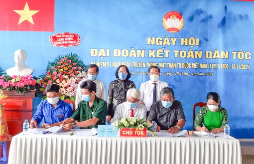 Tổ chức ngày hội đại đoàn kết toàn dân tộc