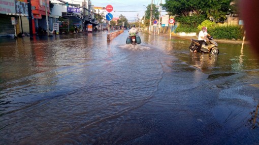 Triều cường đầu tháng 11 sẽ lên cao xấp xỉ báo động III