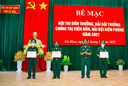 Cà Mau: Tổ chức Hội thi Đồn trưởng, Hải đội trưởng, Chính trị viên Đồn, Hải đội Biên phòng năm 2021