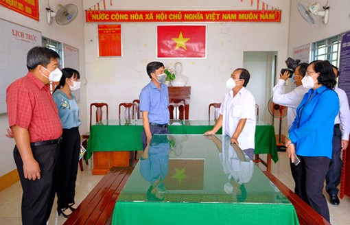 Thẩm định xã nông thôn mới nâng cao tại Trường Thắng và Ðông Thuận