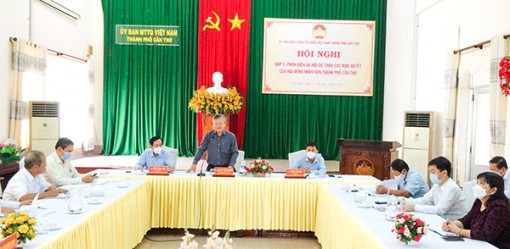 Mặt trận góp ý, phản biện nhiều nội dung thiết thực đối với dự thảo các nghị quyết của HÐND thành phố