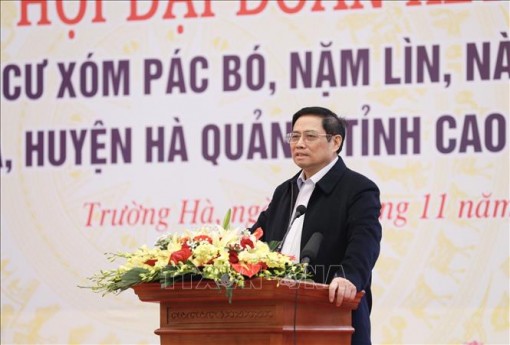 Thủ tướng Phạm Minh Chính: Phát huy tinh thần tự lực, tự cường, đồng lòng xây dựng quê hương