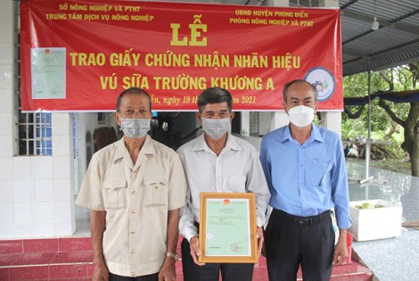 Nhãn hiệu vú sữa Trường Khương A đã được bảo hộ
