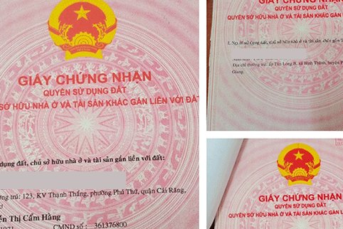 Tráo giấy chứng nhận quyền sử dụng đất giả để lấy giấy thật nhằm lừa đảo mua bán đất