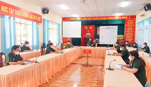 Thới Lai: Diễn tập khu vực phòng thủ năm 2021