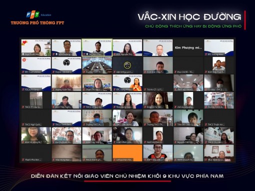 Hơn 400 giáo viên Khu vực phía Nam tham gia chương trình “Vắc-xin học đường - Chủ động thích ứng hay bị động ứng phó”