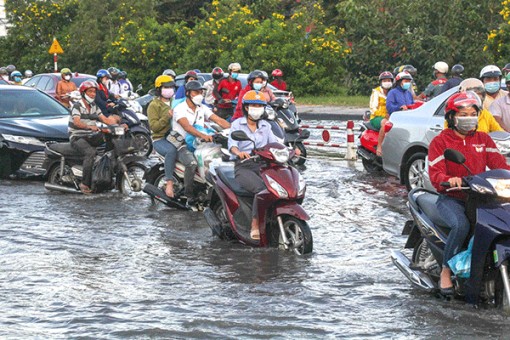 Triều cường ở khu vực miền Tây Nam Bộ lên cao trong vài ngày tới