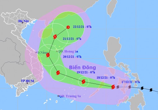 Khẩn cấp ứng phó siêu bão sắp vào biển Đông