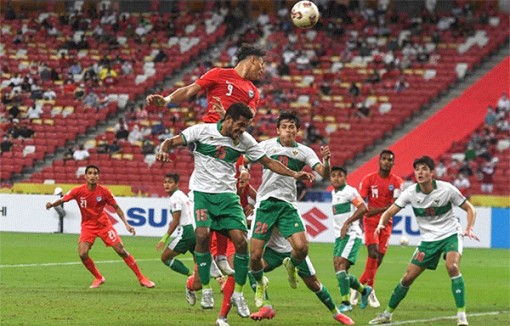 Indonesia hòa Singapore ở lượt đi trận bán kết 1
