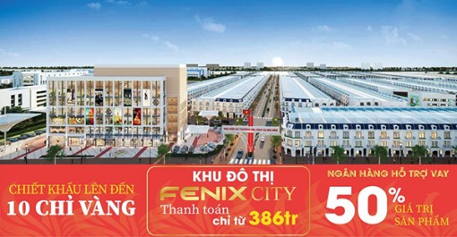 Fenix City - Mừng xuân Nhâm Dần chiết khấu 10 chỉ vàng