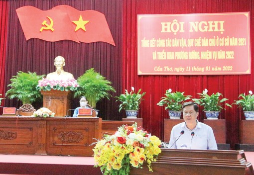 Nâng cao hiệu quả công tác dân vận và quy chế dân chủ ở cơ sở