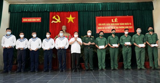 133 quân nhân hoàn thành nghĩa vụ Quân sự trở về địa phương