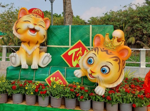 Ngắm Vườn hoa Cần Thơ Xuân Nhâm Dần trước ngày hoạt động