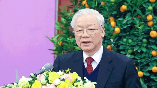 Tổng Bí thư Nguyễn Phú Trọng chúc Tết lãnh đạo, nguyên lãnh đạo Đảng, Nhà nước, đồng bào, chiến sỹ cả nước