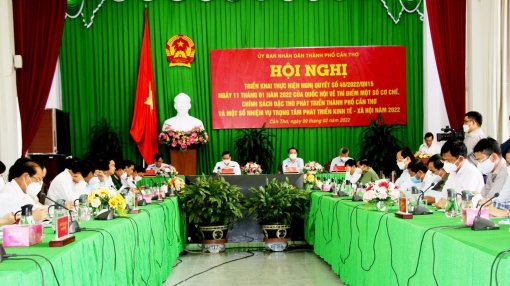 Triển khai thực hiện Nghị quyết số 45 của Quốc hội về thí điểm một số cơ chế, chính sách đặc thù phát triển TP Cần Thơ