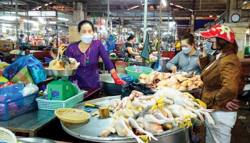 Giá vịt giảm do nhu cầu tiêu thụ giảm