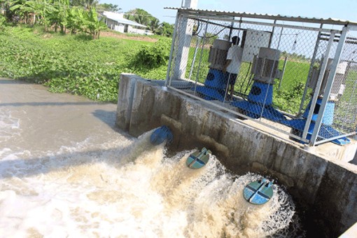 Trong tháng 3-2022, xâm nhập mặn tiếp tục lấn sâu vào nội đồng tại ÐBSCL