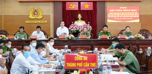 Hội thảo trực tuyến về việc xây dựng 2 dự án luật liên quan đến an ninh trật tự và giao thông