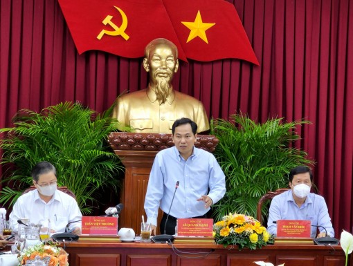 Lãnh đạo thành phố cho ý kiến đối với các nội dung quan trọng của Quy hoạch TP Cần Thơ