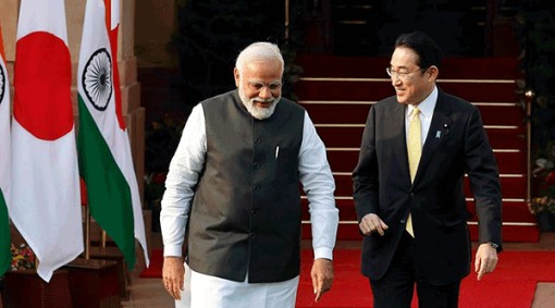 Thủ tướng Nhật công du Ấn Ðộ