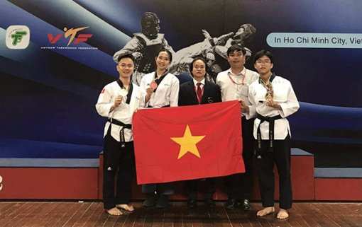 Taekwondo Cần Thơ đoạt 7 huy chương giải Ðông Nam Á