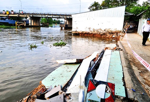 Giải pháp phòng, tránh sạt lở bờ sông thời điểm chuyển mùa
