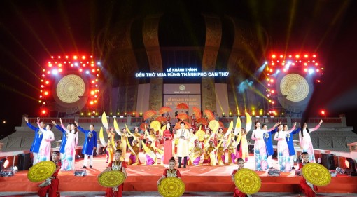 Tổng duyệt chương trình Lễ Khánh thành Đền thờ Vua Hùng tại TP Cần Thơ