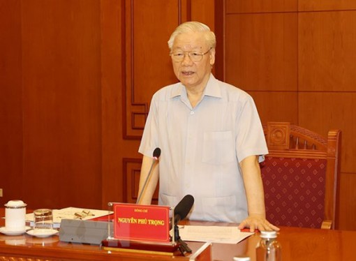 Tổng Bí thư chủ trì họp về phòng chống tham nhũng, tiêu cực