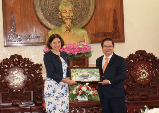 Lãnh đạo thành phố tiếp Đại sứ Úc tại Việt Nam