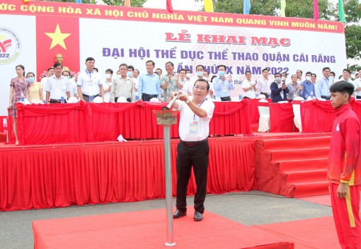 Quận Cái Răng khai mạc Đại hội Thể dục thể thao lần thứ IX