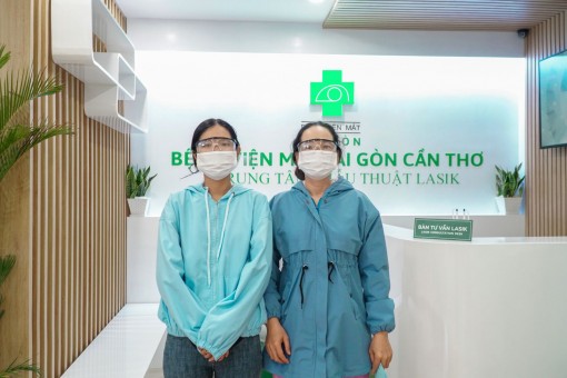 Điều trị thành công cho hai dì cháu cận 14 và 16 độ