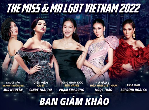 Công bố thành viên ngồi "ghế nóng" tại Bán kết The Miss & Mr LGBT Việt Nam 2022