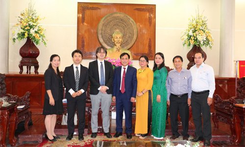Lãnh đạo thành phố tiếp Đoàn công tác Đại sứ quán Nhật Bản tại Việt Nam