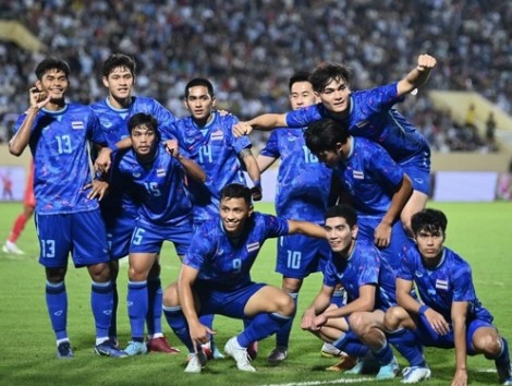 Thắng nhẹ Lào, U23 Thái Lan chiếm ngôi đầu bảng B