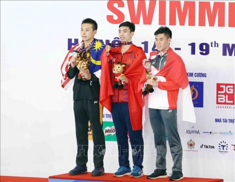 Đội tuyển Bơi Việt Nam hoàn thành chỉ tiêu Huy chương Vàng