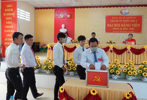 Ðại hội chi bộ điểm của huyện Phong Ðiền