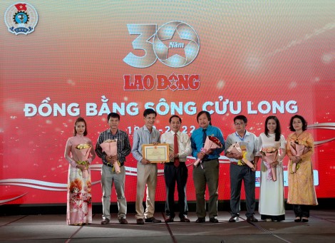 Kỷ niệm 30 năm thành lập Văn phòng đại diện Báo Lao Động tại khu vực ĐBSCL