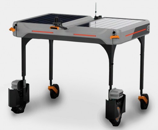 Robot giám sát sức khỏe cây trồng Solix