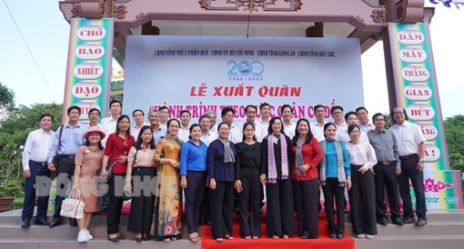 Bến Tre tổ chức lễ xuất quân hành trình theo bước chân danh nhân Nguyễn Đình Chiểu