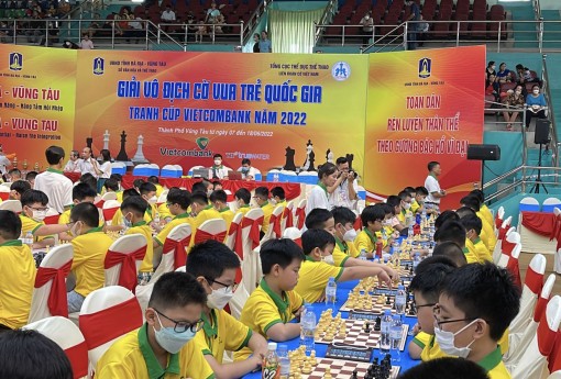 Khai mạc Giải vô địch Cờ vua trẻ quốc gia tranh cúp Vietcombank năm 2022